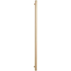 Omnia Ultima II Modern Style 18" (457mm) Center to Center, Overall Length 20" Lacquered Satin Brass Cabinet Pull / Handle