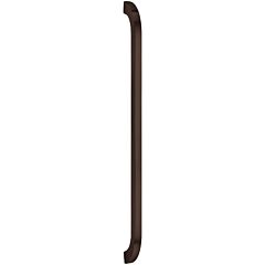 Omnia Ultima II Modern Style 10" (254mm) Center to Center, Overall Length 10-1/2" Lacquered Antique Brass Cabinet Pull / Handle
