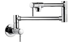Hansgrohe Talis C 2.5 GPM Double-Jointed Pot Filler, Chrome