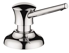 Hansgrohe 12 oz Deck Mounted Traditional Soap Dispenser, Chrome
