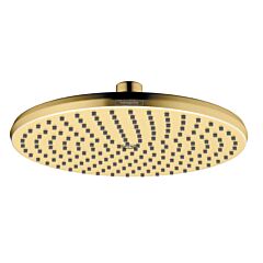 Hansgrohe Locarno Showerhead 240 1-Jet, 1.75 GPM in Brushed Gold Optic