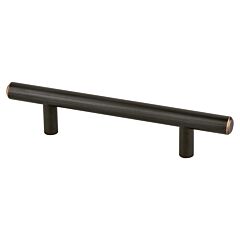 Tempo 3-3/4" (96mm) Center to Center, 6-1/8" (155.5mm) Overall Length Verona Bronze Cabinet Handle / Pull, Berenson Hardware