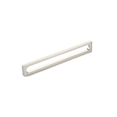 Positano 6-5/16" (160mm) Center to Center, Overall Length 6-5/8" (168.5mm) Clear Signature Satin Brass Arched Cabinet Pull