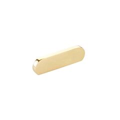 Armadio 6-5/16" (160mm) or 7-9/16" (192mm) Center to Center, Overall Length 9-15/32" (240.5mm) mm Signature Satin Brass Arched Cabinet Pull/ Handle