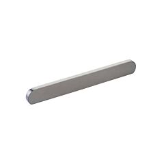 Cafe 8" (203mm) Center to Center, Overall Length 8-7/8" (225mm) Modern Oval Gun Metal Cabinet Pull/ Handle