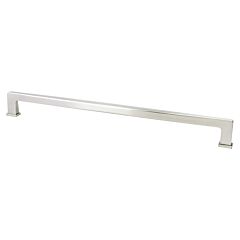 Subtle Surge 18" (457mm) Center to Center, 18-7/16" (468mm) Overall Length Brushed Nickel Appliance Handle / Pull, Berenson Hardware