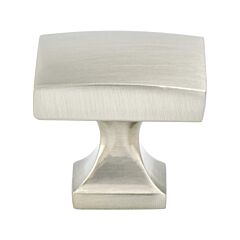 Epoch Edge Brushed Nickel 1-3/8" (35mm) Overall Length Knob