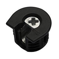 Titus System 6 Cam Connector for 19mm Panel, with Ridge (Drop-In), Black, Non-Outrigger