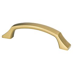 Epoch Edge 3-3/4" (96mm) Center to Center, 4-7/16" (112.5mm) Overall Length Modern Brushed Gold Pull