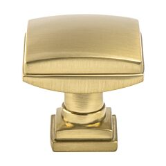 Tailored Traditional 1-1/4" (32mm) Overall Length Modern Brushed Gold Knob.