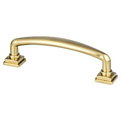 Tailored Traditional 3-3/4" (96mm) Center to Center, 4-1/2" (114mm) Overall Length Modern Brushed Gold Pull
