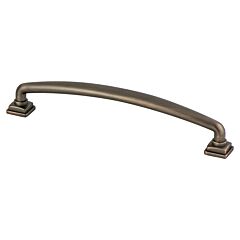 Tailored Traditional 6-5/16" (160mm) Center to Center, 7" (178mm) Overall Length Verona Bronze Pull