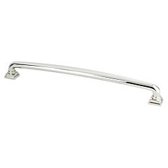 Tailored Traditional 12" (305mm) Center to Center, 13" (330mm) Overall Length Polished Nickel Appliance Pull