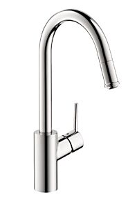 Hansgrohe Talis S² 1.75 GPM 1-Spray Pull-Down HighArc Kitchen Faucet, Chrome