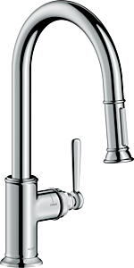 Hansgrohe AXOR Montreux HighArc Kitchen Faucet 2-Spray Pull-Down, 1.75 GPM in Chrome