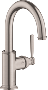 Hansgrohe AXOR Montreux Bar Faucet, 1.5 GPM in Steel Optic