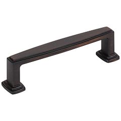 Jeffrey Alexander Richard 3-3/4" (96mm) Center to Center, 4-3/8" Overall Length Brushed Oil Rubbed Bronze Cabinet Pull / Handle