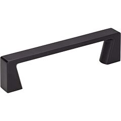 Jeffrey Alexander Boswell Contemporary, Transitional Matte Black 3-3/4 Inch (96mm) Center to Center, Overall Length 4-1/4 Inch Cabinet Hardware Pull / Handle