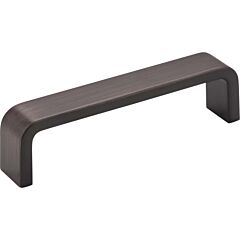 Asher Style 4 Inch (102mm) Center to Center, Overall Length 4-1/4 Inch Brushed Oil Rubbed Bronze Cabinet Pull/Handle