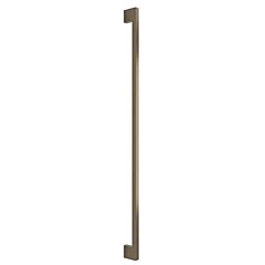 Omnia Elite 18" (457mm) Center to Center, Overall Length 19-1/8" (486mm) Lacquered Antique Brass Back to Back Cabinet Pull / Handle