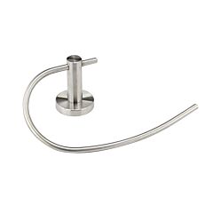 Swind Modern Bathroom Shower Towel Coat Hook Ring Brushed Stainless Steel Metal