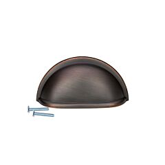 3" (76mm) Center to Center, Oil-Rubbed Bronze 3-7/16" (87mm) Overall Length, Cabinet Handle / Pull, Amerock Hardware