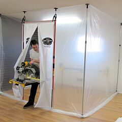 FastCap 3-H 3rd Hand Mag Magnetic Dust Barrier 38.5" Door Kit Curtain