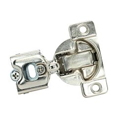 Grass 04386-15 TEC 864 Hinge, Edge Mount 108 Degree, 1/4" Overlay, Screw-on Self Close, Compact Style Face Frame Hinge