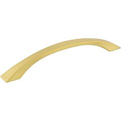 Jeffrey Alexander Philip Collection 6-5/16" (160mm) Center to Center, 7-9/16" (192mm) Overall Length Brushed Gold Cabinet Pull/Handle