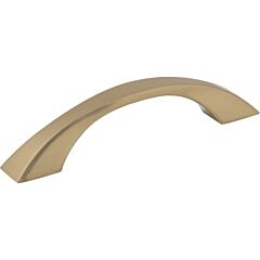 Jeffrey Alexander Philip Collection 3-3/4" (96mm) Center to Center, 5" (127mm) Overall Length Satin Bronze Cabinet Pull/Handle