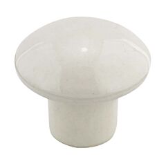 Eclectic Mushroom Style Biscuit Cabinet Hardware Knob, 1-3/8 (35mm) Inch Overall Diameter