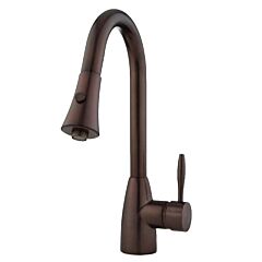 Acqua Single Handle Pull Down Sprayer Kitchen Sink Faucet Oil-Rubbed Bronze