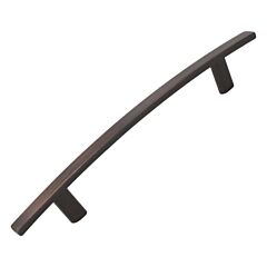 Transitional Flat Bar Style 5-1/32" (128mm) Inch Center to Center, Overall Length 7-25/32" Brushed Oil-Rubbed Bronze, Cabinet Hardware Pull / Handle