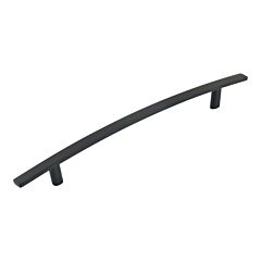 Transitional Flat Bar Style 7-9/16" (192mm) Inch Center to Center, Overall Length 10-7/8" Flat Black, Cabinet Hardware Pull / Handle