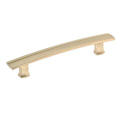 Arched Band Style 5-1/32 Inch (128mm) Center to Center, Overall Length 6-27/32 Inch Champagne Bronze Kitchen Cabinet Pull/Handle
