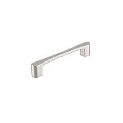 Contemporary 5-1/16" (128mm) Center to Center, Length 5-21/32" (144mm) Brushed Nickel, Rounded Ends Metal Cabinet Pull/Handle