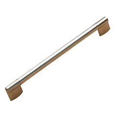 Stainless Steel Mingle Style 8-13/16 Inch Center To Center, Cabinet Hardware Pull / Handle