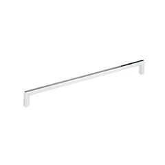 Simple Square 12-5/8 Inch (320mm) Center to Center, Overall Length 13 Inch Polished Nickel Kitchen Cabinet Pull/Handle