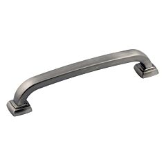 Bringe Style 5-1/32 Inch (128mm) Center to Center, Overall Length 5-25/32 Inch Antique Nickel Kitchen Cabinet Pull/Handle