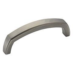 Edged Arch Style 3-25/32" (96mm) Inch Center to Center, Overall Length 4-3/32" Antique Nickel Cabinet Hardware Pull / Handle