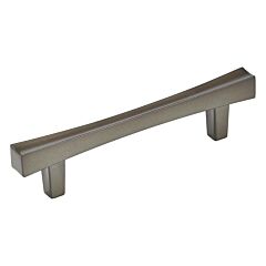 Fence Style 3-3/4" (96mm) Center to Center, Overall Length 5-11/32" Maple Bronze Cabinet Pull/Handle
