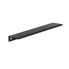 Modern Style Edge Pull 7-9/16 Inch (192mm) Center to Center, Overall Length 8-11/32 Inch Brushed Black Kitchen Cabinet Pull/Handle