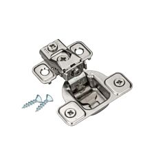 Salice 106 Degree 9/16" Overlay, E-Centhree Knock-In Self Close Face Frame Hinge With 3 Cams