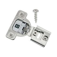 Salice 106 Degree 1/2" Overlay, Silentia Soft Close Knock-In Face Frame Hinge with 2 Cams