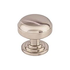 Top Knobs Ellis Transitional Style Brushed Satin Nickel Knob, 1-1/4 Inch Overall Diameter