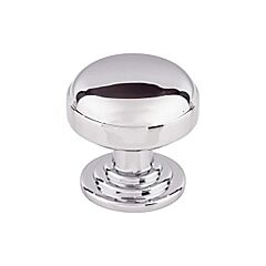 Top Knobs Ellis Transitional Style Polished Chrome Knob, 1-1/4 Inch Overall Diameter