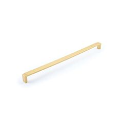 Quadrato Wide Pull 12-5/8" (320mm) Center to Center, 13" Overall Length, Signature Satin Brass Cabinet Pull / Handle