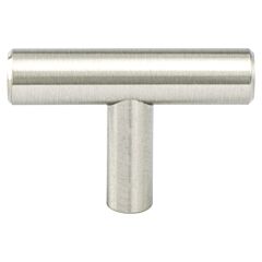 Tempo 2" (51mm) Overall Length Brushed Nickel T-Bar Knob
