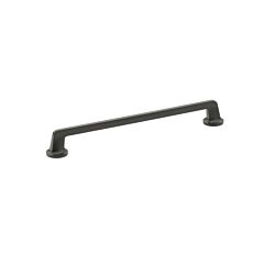 Northport 10" (254mm) Center to Center, 11" (279.5mm) Length, Round End, Matte Black Cabinet Pull/ Handle