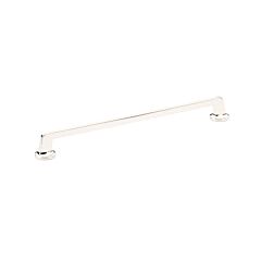 Northport 12" (305mm) Center to Center, 13" Length, Round Bases, Polished Nickel Cabinet Pull/ Handle
